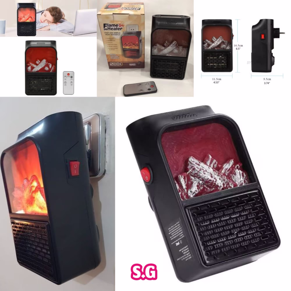 بما انه الأجواء الشتوية مبلشة و فرنالكم منتج كلكم راح تحبوه 🤍
FLAME HEATER 
فير بليس صغير متنقل  
 كهربائية مع إضاءة لهب وفحم✨
وتدفئة بنفس الوقت  وقدرة التحكم بالحرارة
بقوة 900W
مع ريموت كمان لو عشان المسافة 🔥
استهلاك كهربائي منخفض وجودة عالية🤍
بشتغل عن طريق فيش الكهرباء ❤️‍🔥

السعر بعد العرض *12* دينار فقط 
_ التوصيل مجاني 🚗 لجميع انحاء المملكة
#للطلب_والاستفسار_على_رسائل_الصفحه
