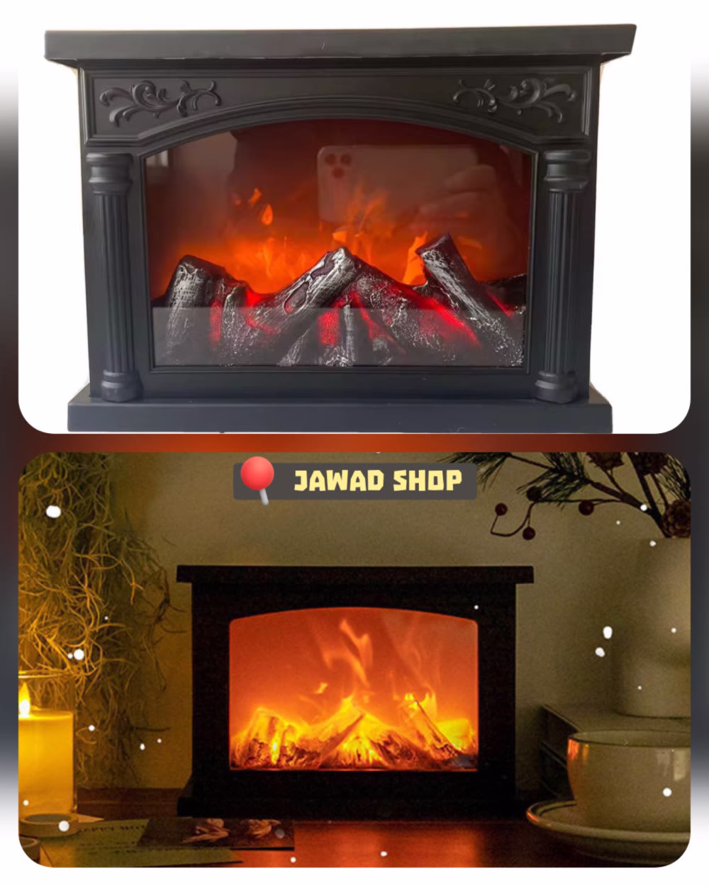 بما انه الشتاء بلش وفرنالكم منتج كلكم راح تحبوه 🤍
FLAME HEATER 
فيربليس بشكل جميل 
 الوقت كهربائية مع اضاءة لهب وفحم✨

استهلاك كهربائي منخفض وجودة عالية🤍
بشتغل عن طريق البطاريات والكهربا ❤️‍🔥


*السعر بعد العرض والخصم 
 *12 دينار فقط* 🔥
*والثنين 17 دينار فقط 🔥*
_ التوصيل مجاني 🚗 لجميع أنحاء المملكة

 S.G

*#لطلب_المنتج_مراسلتنا_على_رسائل_الصفحه*