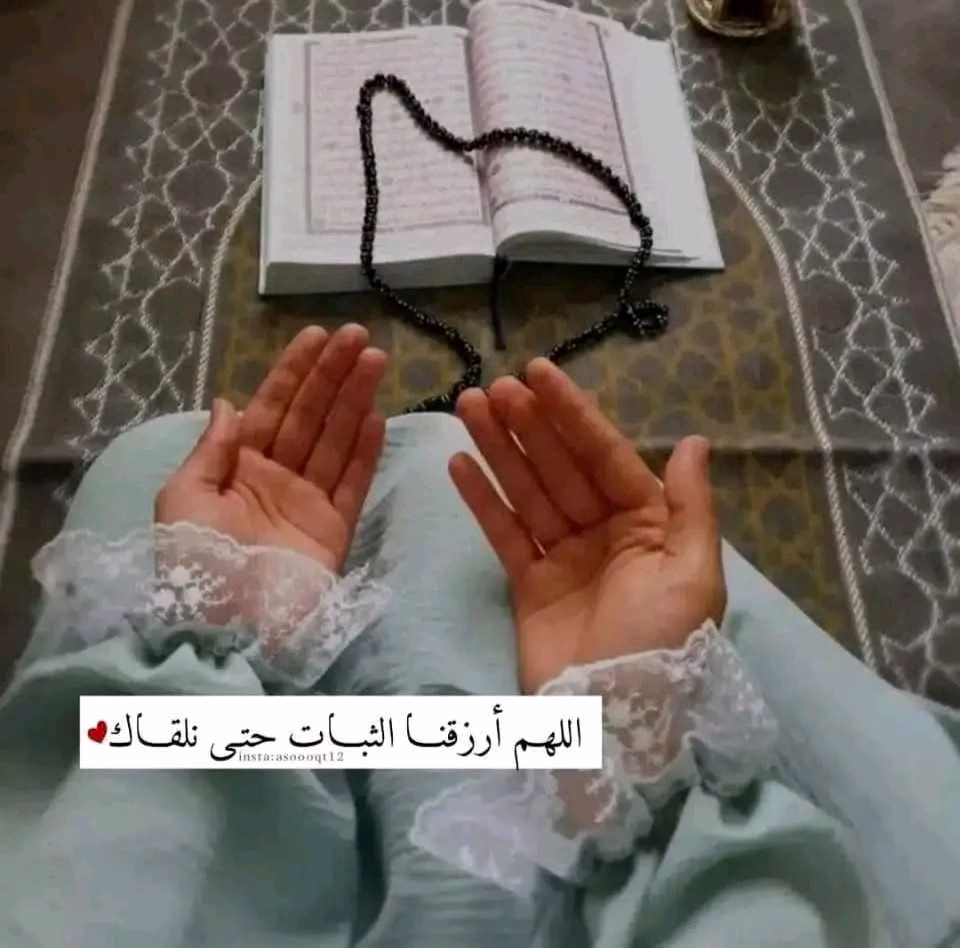 اللهُم أنزِل على قلبي السَّكينة لأقدارك، والرِّضا في اختيارك، والاستسلام لأحكامك، وامنحني يا ربِّ الصبر الذي أعبُر بهِ ثِقل الأيام، وارزقني اللُّطف الذي يُحاوطني على الدوام، وكُن
لي مُعينًا ونصيرًا فلا حولَ لِي ولا قوةَ إلا بِك، وما خابَ مَن بحولِكَ وقوتكَ استعان.
لا حول ولاقوة الابالله العلي العظيم