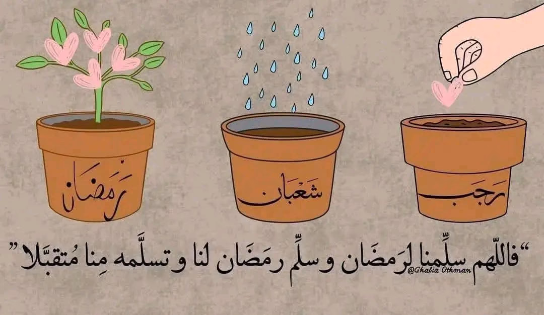 اللّهم بلغنا رمـضـان مجبورين مطمئنين ونحن بـأفضل حـال.
📿🌙✨🤍🕊ツ❥