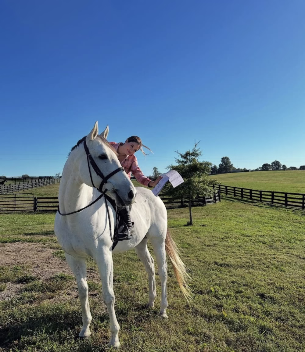 Practicing our lines #horse #life